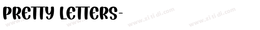 Pretty Letters字体转换